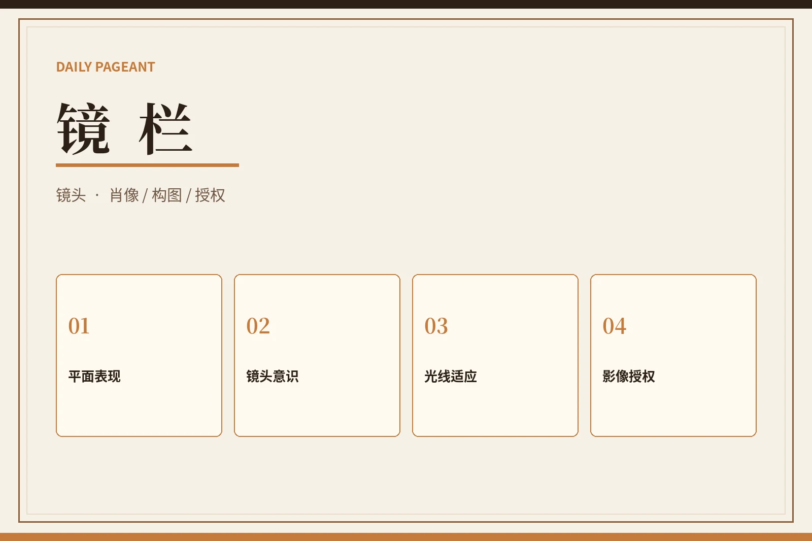 每日大赛镜头表现